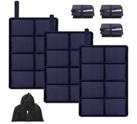 Juego de 3 cojines térmicos, plegables, para exteriores, resistentes al agua, con 2 bolsas de transporte, para picnic, senderismo, camping