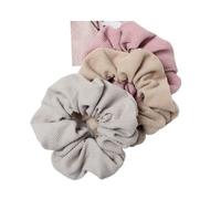 Juego de 3 coleteros pana con cordón, bandas elásticas for el pelo, tocados para Mujer(Q color)