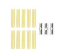 Juego de 3 conectores de cable sumergible con 10 tubos termorretráctiles, manguitos impermeables para cables #10/#12/#14 AWG, kit de reparación de bombas de pozo