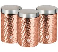 Juego de 3 contenedores de cocina (oro rosa) - BERLINGER HAUS
