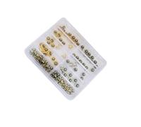 Juego de 3 coronas de reloj, varios tamaños, accesorios de cabeza de acero de aleación, piezas de repuesto, accesorios de reparación