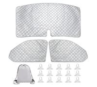 Juego De 3 Cubiertas Térmicas para Ventanas De Autocaravana, Parasol Y Parabrisas, Accesorios para Coche Parasol para Coche para ProteccióN Rayos UV