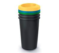 Juego de 3 cubos de reciclaje de 45L cada uno KEDEN.