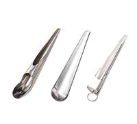 Juego de 3 cucharas para pájaros, cuchara de alimentación para loros, cuchara de alimentación de pájaros, cuchara de alimentación de acero inoxidable para jaula de pájaros