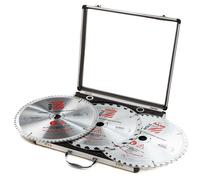 Juego de 3 cuchillas circulares widia hm para madera 315 z28-z48-z72 Holzmann