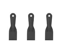 Juego de 3 cuchillos de masilla de plástico, espátula flexible de 2 pulgadas, espátula de relleno de masilla, herramienta multiusos para raspadores de pintura de bricolaje para spackling, parches,