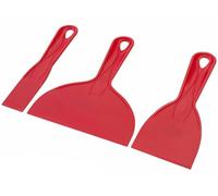 Juego de 3 cuchillos de relleno para decoración de pintura, esparcidor de masilla, raspador y espumador