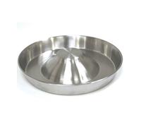 Juego de 3 cuencos de acero Puppy Slow Eating para perros y gatos Croci