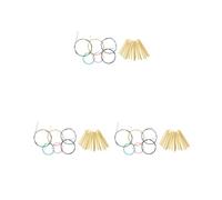 Juego de 3 cuerdas de nailon multicolor para guitarra clásica con trastes