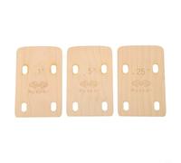 Juego de 3 cuñas de cuello de bajo eléctrico cónico para ajuste de ángulo de cuello que elimina la brecha del talón del cuello, mejora el tono del instrumento de madera personalizado fino