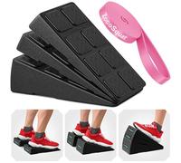 Juego de 3 Cuñas para Sentadillas - Bloques de Cuña con Capacidad de 236 kg - Tabla Inclinada para Estiramiento de Pantorrillas - Plataforma Inclinada para Gemelos - Bloques de Yoga