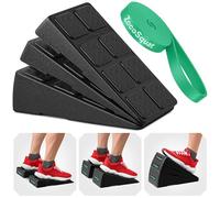 Juego de 3 Cuñas para Sentadillas - Bloques de Cuña con Capacidad de 236 kg - Tabla Inclinada para Estiramiento de Pantorrillas - Plataforma Inclinada para Gemelos - Bloques de Yoga