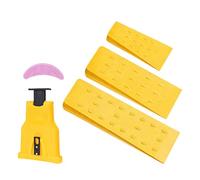 Juego de 3 cuñas resistentes para tala de árboles para trabajos de tala seguros y eficientes, segmentos de tala al aire libre