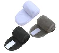 Juego de 3 diademas anchas ajustables para mujer, yoga, baño, ducha, maquillaje, lavado facial, cosméticos, accesorios (B1)