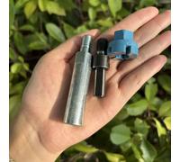 Juego de 3 Discos Abrasivos Diamantados de 1 con Varilla Extensible y Palanca Conversora - Para Piedra, Cemento, Hormigón, Guijarros & Macetas - Bloque Lijado Manual para Bricolaje e Artesanía