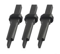 Juego de 3 divisores de cuña con puntas de metal de 23 mm para romper hormigón y granito, compatible con agujeros estándar