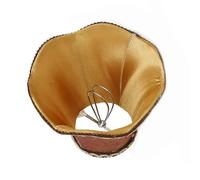 Juego de 3 elegantes pantallas de lámpara de araña con textura de tela, juego de pantallas pequeñas adecuadas para lámparas de araña