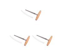 Juego de 3 escariadores para guitarra de violonchelo con mango, herramientas de reparación de instrumentos musicales, herramientas portátiles para carpintería profesional