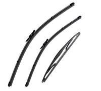 Juego de 3 escobillas limpiaparabrisas 61612219148 para 1 F20 F21, 2 F22 F23, M2 F87 2012-2019, gasolina diésel, 550 mm/450 mm delantero + 12 ″/300 mm trasero - OE 61615A5 43584 Ersat directo