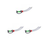 Juego de 3 espadas piratas inflables para fiestas, estilo 1