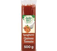 Juego de 3 espaguetis orgánicos para jardín con quinua y tomate, fabricado en Francia