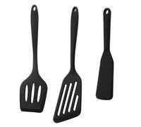 Juego De 3 Espátulas De Silicona Antiadherentes Con Ranuras, Resistentes Al Calor Y Sin BPA, Espatula Cocina, Ideales Para Cocinar Pescado, Huevos Y Panqueques