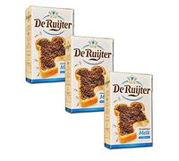 Juego de 3 espolvoreos de chocolate con leche de Ruijter - 400 g / Hagelslag Melk Dutch Brakfast