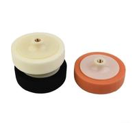 Juego de 3 esponjas de pulido de coche para almohadillas para pulir compuestos en herramientas pulidoras para suavizar superficies y eliminar imperfecciones