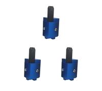 Juego de 3 esquinas redondeadas cuadradas rápidamente para carpintero, mortaja, cerradura de puerta, huecos, color azul