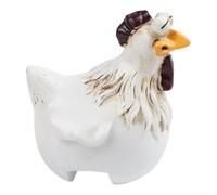Juego de 3 estatuas de gallo de resina para decoración de jardín y patio, diseñadas para exteriores e interiores