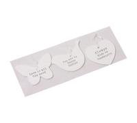 Juego de 3 etiquetas de madera para colgar con sentimientos, para boda, San Valentín, amor