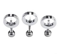 Juego de 3 extractores de agujas de acero inoxidable para quitar punteros en diales con puntas de 0,7 1,0 y 1,2 mm, herramienta industrial para trabajos de reparación y mantenimiento de medición