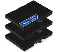 Juego de 3 filtros de carbón activo para campana extractora, repuesto para Bosch 11026771 DHZ5346, filtro de carbón de 320 x 243 mm, filtro extractor, filtro de campana extractora
