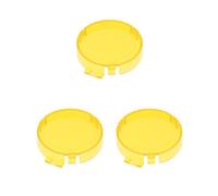 Juego de 3 filtros impermeables para lentes de buceo, carcasa subacuática, color amarillo, 43 mm