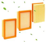 Juego de 3 filtros para aspiradoras Kärcher WD4/WD5/WD6/MV4/MV5/MV6, filtro de pliegue plano, para Kärcher en seco y húmedo, aspiradora industrial, repuesto multiusos