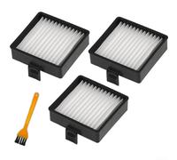Juego de 3 filtros para Hoover AH46000 para onepwr inalámbrico, paquete de | Se adapta a la aspiradora AH46000, incluye 3 filtros más cepillo, atrapa el polvo fino, mantiene la potencia de succión