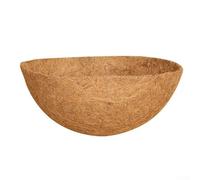 Juego de 3 forros para cestas colgantes hechos de fibra de coco, reemplazo adecuado para varios tamaños de cesta para mantener la tierra segura y mantener la humedad (16 pulgadas)