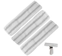 Juego de 3 fundas de microfibra para limpiacristales Karcher,paños de microfibra para WV1 WV50 WV75 de Kärcher, para eliminar la suciedad de manera óptima en todas las superficies lisas