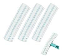Juego de 3 Fundas de Repuesto para Limpiador de Baño, Recambio Limpiacristales para Window Washer, Aspiradora de Ventanas Funda de Microfibra de Repuesto Accesorios, Paños de Limpieza de Microfibra