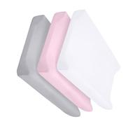 Juego de 3 fundas para cambiador, sábanas de microfibra suave y transpirable para bebés, niñas y niños, color neutro, funda suave