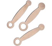 Juego de 3 herramientas de reparación de instrumentos de viento de madera para ajustar flauta de clarinete, anillos de nivelación de flauta, herramientas de reparación de almohadillas, herramientas de