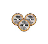 Juego de 3 hojas de sierra Dewalt 216x30 mm DT1962