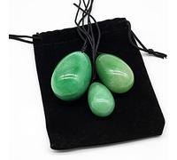 Juego De 3 Huevos Yoni De Piedra De Jade, Huevos De Masaje De Cuarzo Rosa Natural, Reparación De Bolas, Ajuste De Kegel, Cuidado Del Ejercicio Muscular,tipo 7