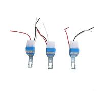 Juego de 3 interruptores crepusculares AC 110 V 10 A sensor automático de luz interruptor IP65 resistente a la intemperie para exteriores automático para interruptor de luz 2200 W función