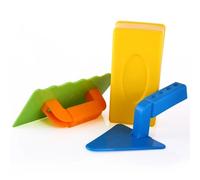 Juego de 3 Juguetes de Playa para niños, Juego para Interior y Exterior, máquina para Hacer Bolas de Arena, Juguetes de Arena de Viaje para niños de 3 a 8 años, Kit para Construir Castillos de Arena.