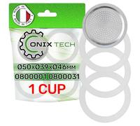 Juego de 3 Junta Cafetera Italiana y 1 Filtro para de 1 Taza 0800001