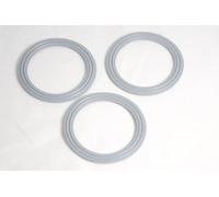 Paquete de 3 anillos de sellado de base de goma para licuadora Kenwood WVE.650544