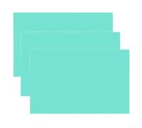 Juego de 3 láminas protectoras para frigorífico, 45 x 130 cm, antideslizantes, para cajones, armarios, estanterías de cocina, PEVA, lavables, negro, gris, transparente (azul)