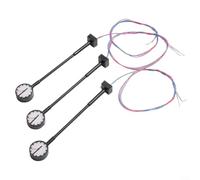 Juego de 3 lámparas de reloj de plataforma para diseños ferroviarios a escala HO, luces LED con resistencias para un funcionamiento seguro