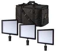 Juego de 3 Lámparas LED BRESSER SH-360